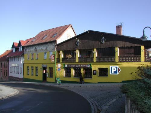 Gasthof Zum Baren Hotell Gernrode  Exteriör bild